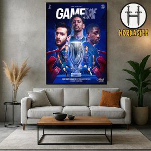 2025 UEFA Super Cup Final Gameday Poster Is Set Paris Saint-Germain Vs Tottenham Hotspur At Stadio Friuli On August 13 Home Decor Poster Canvas