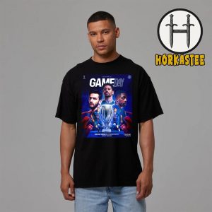 2025 UEFA Super Cup Final Gameday Poster Is Set Paris Saint-Germain Vs Tottenham Hotspur At Stadio Friuli On August 13 Unisex T-Shirt