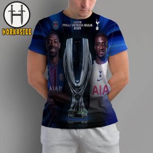 2025 UEFA Super Cup Final PSG Vs Tottenham Hotspur Udine Friuli Venezia Giulia 2025 AOP Shirt