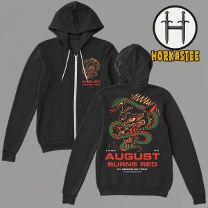 August Burns Red My Demons Die Today Snake Dragon Zip Hoodie Two Sided