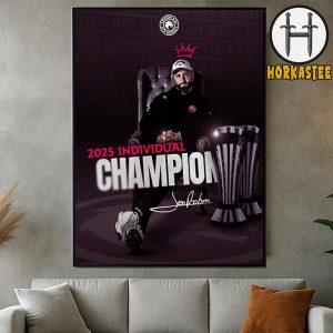 Back-To-Back Champions Jon Rahm Rodriguez 2025 LIV Golf League Individual Champion Home Decor Poster Canvas