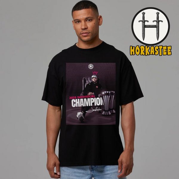Back-To-Back Champions Jon Rahm Rodriguez 2025 LIV Golf League Individual Champion Unisex T-Shirt