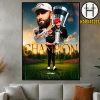 Back-To-Back Champions Jon Rahm Rodriguez 2025 LIV Golf League Individual Champion Home Decor Poster Canvas