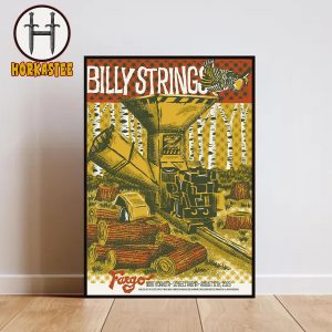 Billy Strings Fargo Concert North Dakota Scheels Arena On August 12th 2025 Home Decor Poster Canvas