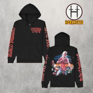 Cannibal Corpse Eaten Back To Life Zip Up Two Sided Hoodie