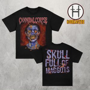 Cannibal Corpse Skull Full Of Maggots Two Sided T-Shirt
