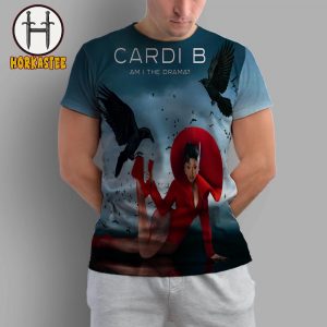 Cardi B Am I The Drama New Album On September 19th 2025 All Over Print T-Shirt