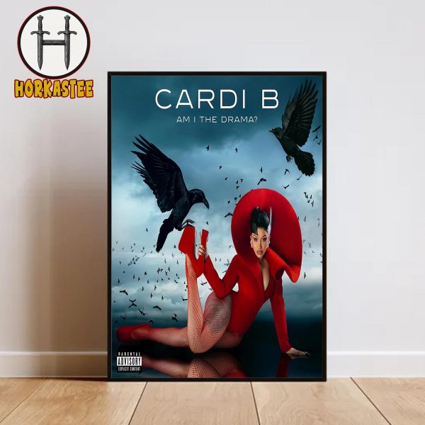 Cardi B Am I The Drama New Album On September 19th 2025 Home Decor Poster Canvas