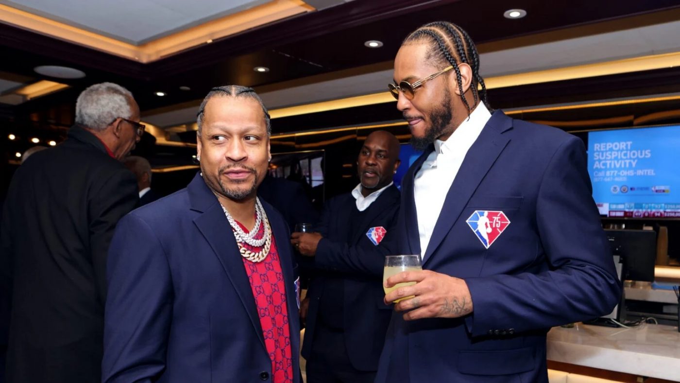 Carmelo Anthony chose Allen Iverson and Dwyane Wade to present him at his Naismith Memorial Basketball Hall of Fame induction