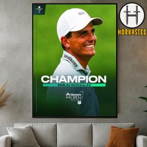 Emilio Gonzalez Is A First-Time Korn Ferry Tour Winner Albertsons Boise Open Champion 2025 Home Decor Poster Canvas