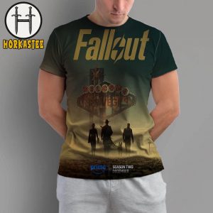 Fallout Season 2 Welcome To New Vegas Official Poster On December 2025 All Over Print Shirt