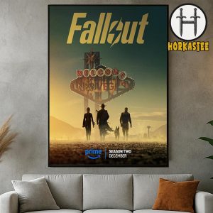 Fallout Season 2 Welcome To New Vegas Official Poster On December 2025 Home Decor Poster Canvas
