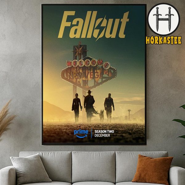 Fallout Season 2 Welcome To New Vegas Official Poster On December 2025 Home Decor Poster Canvas