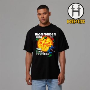 Iron Maiden The Final Frontier Comic Cover 15 Year Anniversary Merch Tee