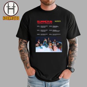 KATSEYE Summer In Korea and Japan Promo Schedule On August 2025 Unisex T-Shirt