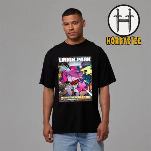 Linkin Park Chicago Poster 2025 From Zero World Tour At United Center In Illinois On August 11 2025 Essential Shirt