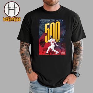 MLB Michael Harris II Of Atlanta Braves Reaches 500 Hits T-Shirt