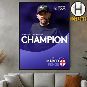 Marco Penge Champion The 2025 Danish Golf Championship Home Decor Poster Canvas