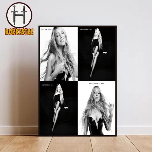 Mariah Carey Here For It All D2C Exclusive New Album On September 26th 2025 Combine Poster Canvas