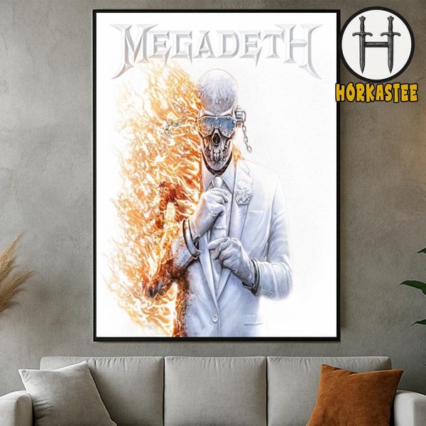 Megadeth The Final Album Cover And Embarking On A Farewell Tour In 2026 Poster Canvas Home Decor