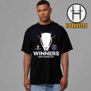 Paris Saint-Germain PSG 2025 UEFA Super Cup Winners Unisex T-Shirt