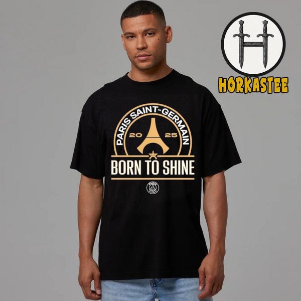Paris Saint-Germain PSG Born To Shine 2025 Super Cup Winners Essential T-Shirt