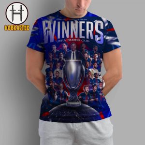 Paris Saint Germain Winners UEFA Super Cup 2025 AOP Shirt