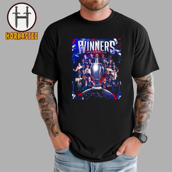 Paris Saint Germain Winners UEFA Super Cup 2025 T-Shirt