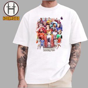 Premier League Season 2025 2026 All Club Starting Poster T-Shirt