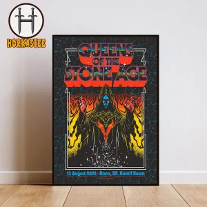 Queens Of The Stone Age Concert At Kunst Rasen Bonn Germany On August 13th 2025 Decor Poster Canvas