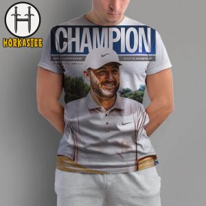 Scottie Scheffler Champion 2025 BMW Championship All Over Print Shirt