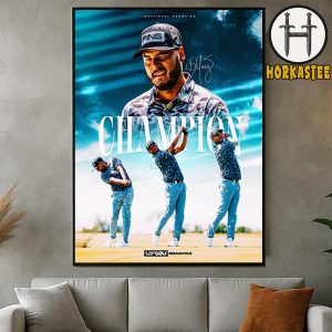 Sebastian Munoz 2025 LIV Golf Indianapolis Champion Home Decor Poster Canvas