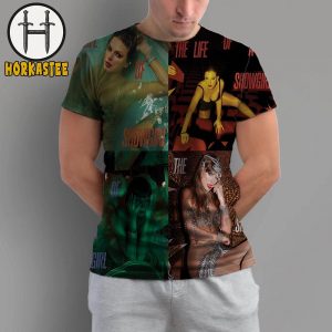 Taylor Swift The Life Of A Showgirl Combined Four Covers Album All Over Print Unisex Shirt