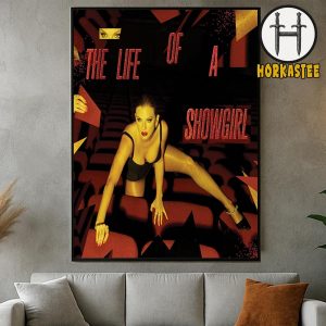 Taylor Swift The Life Of A Showgirl It’s Frightening Limited Edition Poster Wall Art Poster Canvas Home Decor