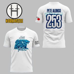 The 2025 Mets All-Time Home Run King Polar Bear Pete Alonso 253 Home Runs Record Two Sided AOP Shirt