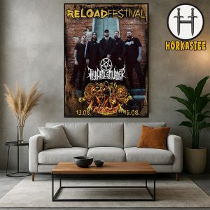 Thy Art Is Murder Reload Festival 2026 Poster In Germany On August 13-15 2026 Home Decor Poster Canvas