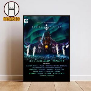 Tomorrowland Presents Terra Solis Lets Unite Again Season 4 Home Decor Poster Canvas