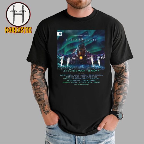 Tomorrowland Presents Terra Solis Lets Unite Again Season 4 T-Shirt