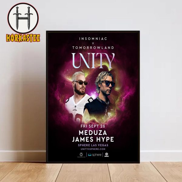 Tomorrowland Unity X Insomniac Meduza James Hype Sphere Las Vegas On September 26th 2025 Poster Canvas