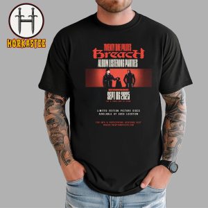 Twenty One Pilots Breach Album Listening Parties On September 6th 2025 T-Shirt