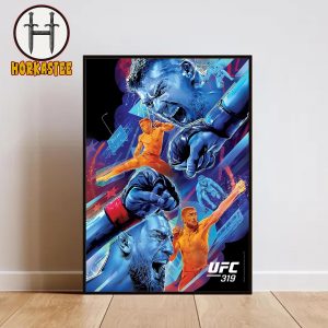 UFC 319 Artist Series In Chicago Decor Poster Canvas