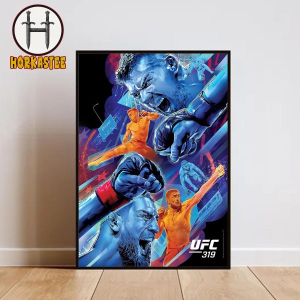 UFC 319 Artist Series In Chicago Decor Poster Canvas